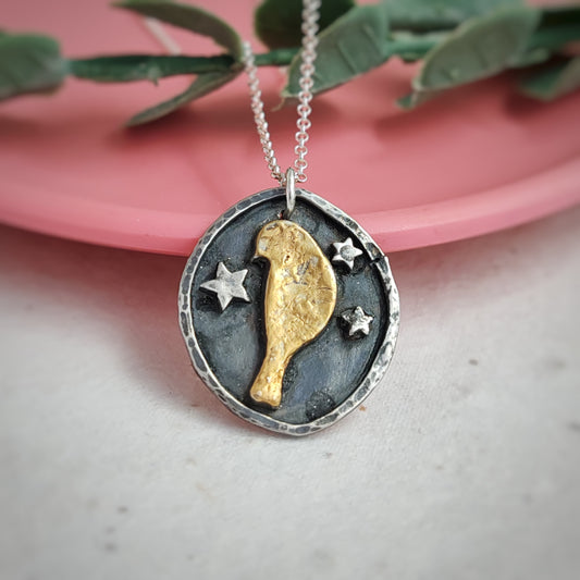 Golden Bird Necklace