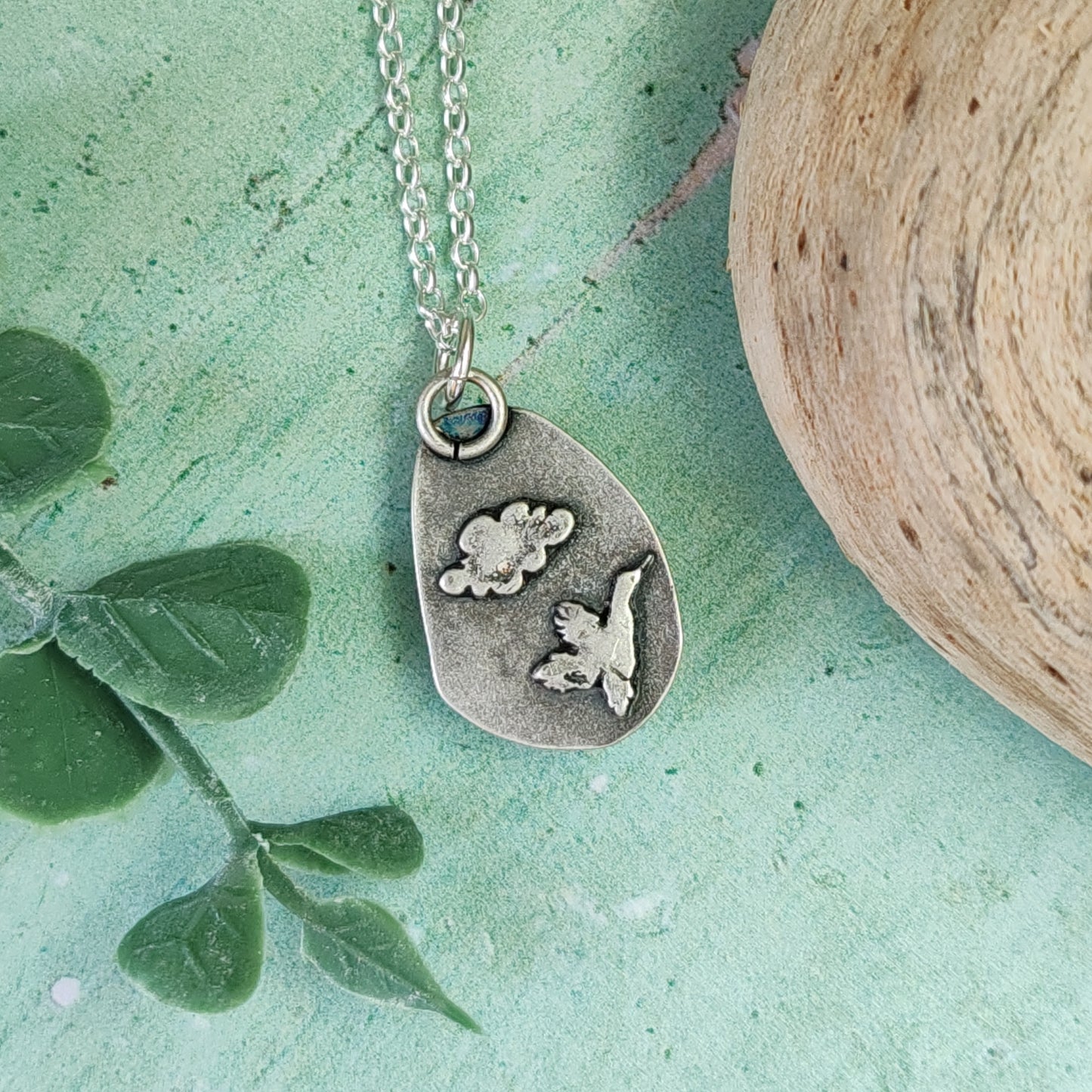 Sea Foam Sea Glass Necklace