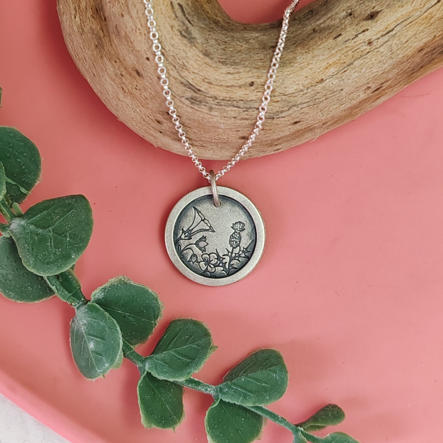 Peeking Through The Flowers Necklace 3