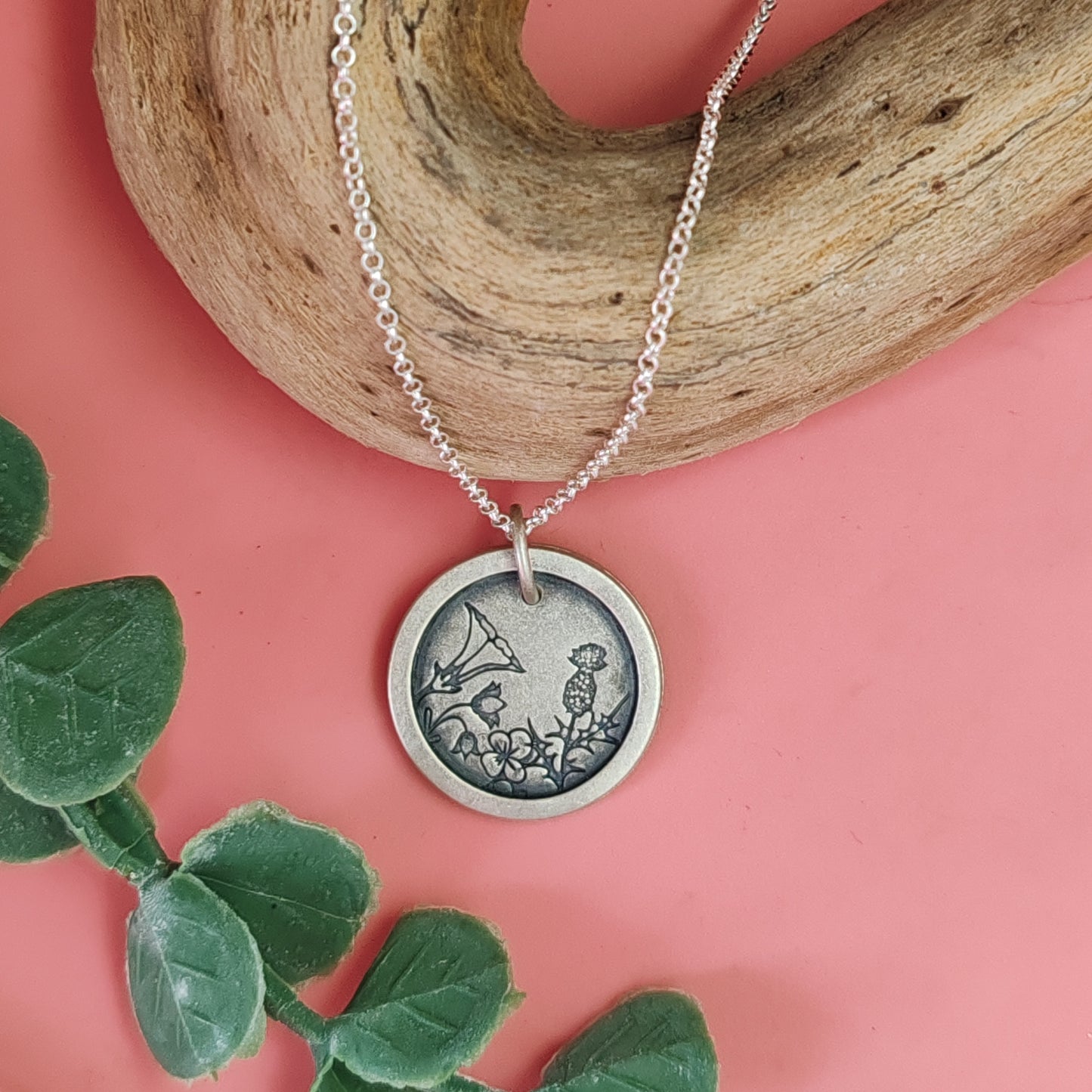 Peeking Through The Flowers Necklace 3