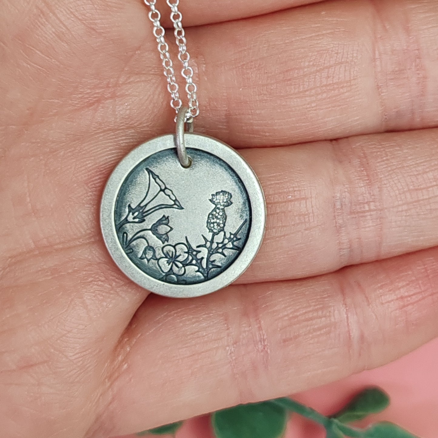 Peeking Through The Flowers Necklace 3