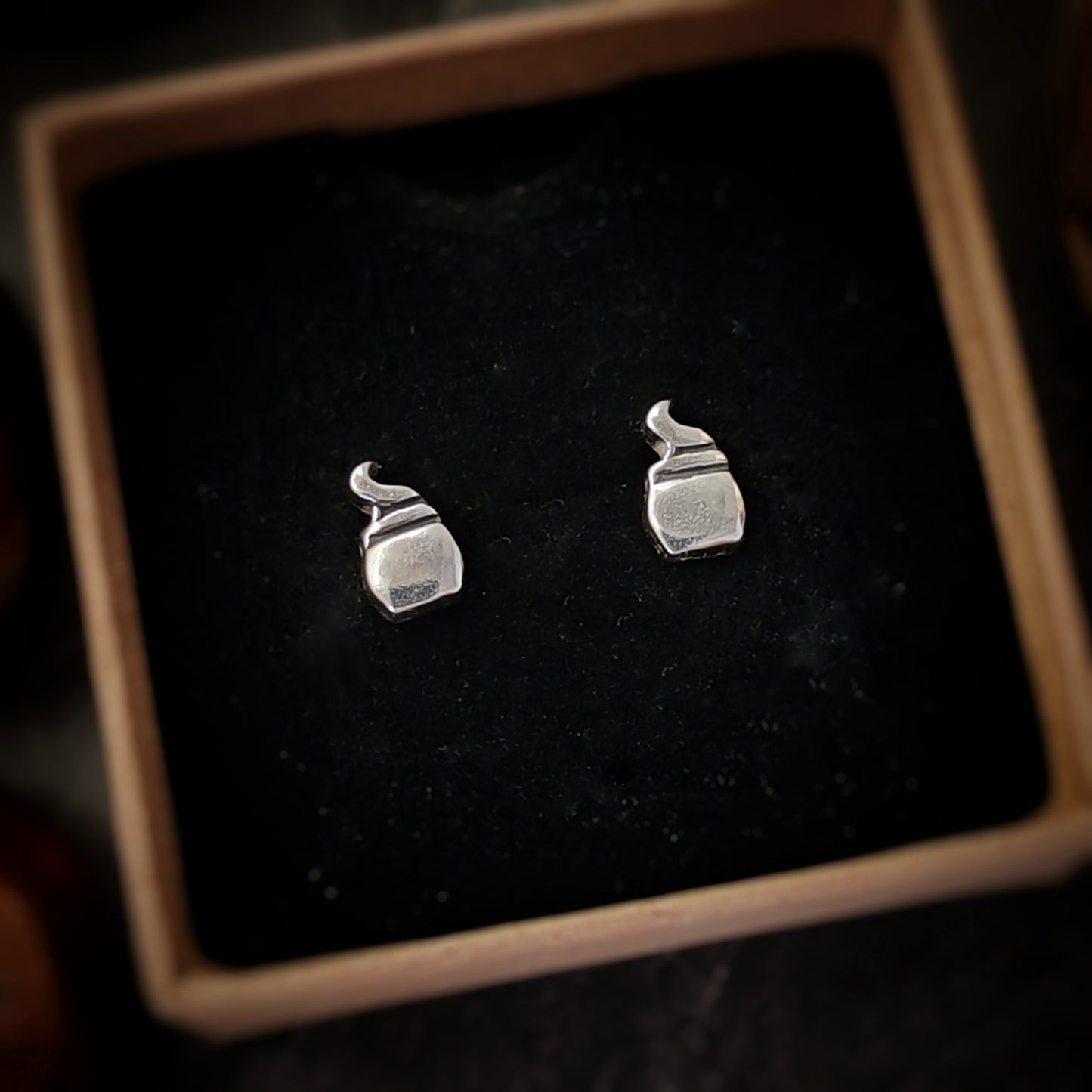 Cauldron Stud Earrings