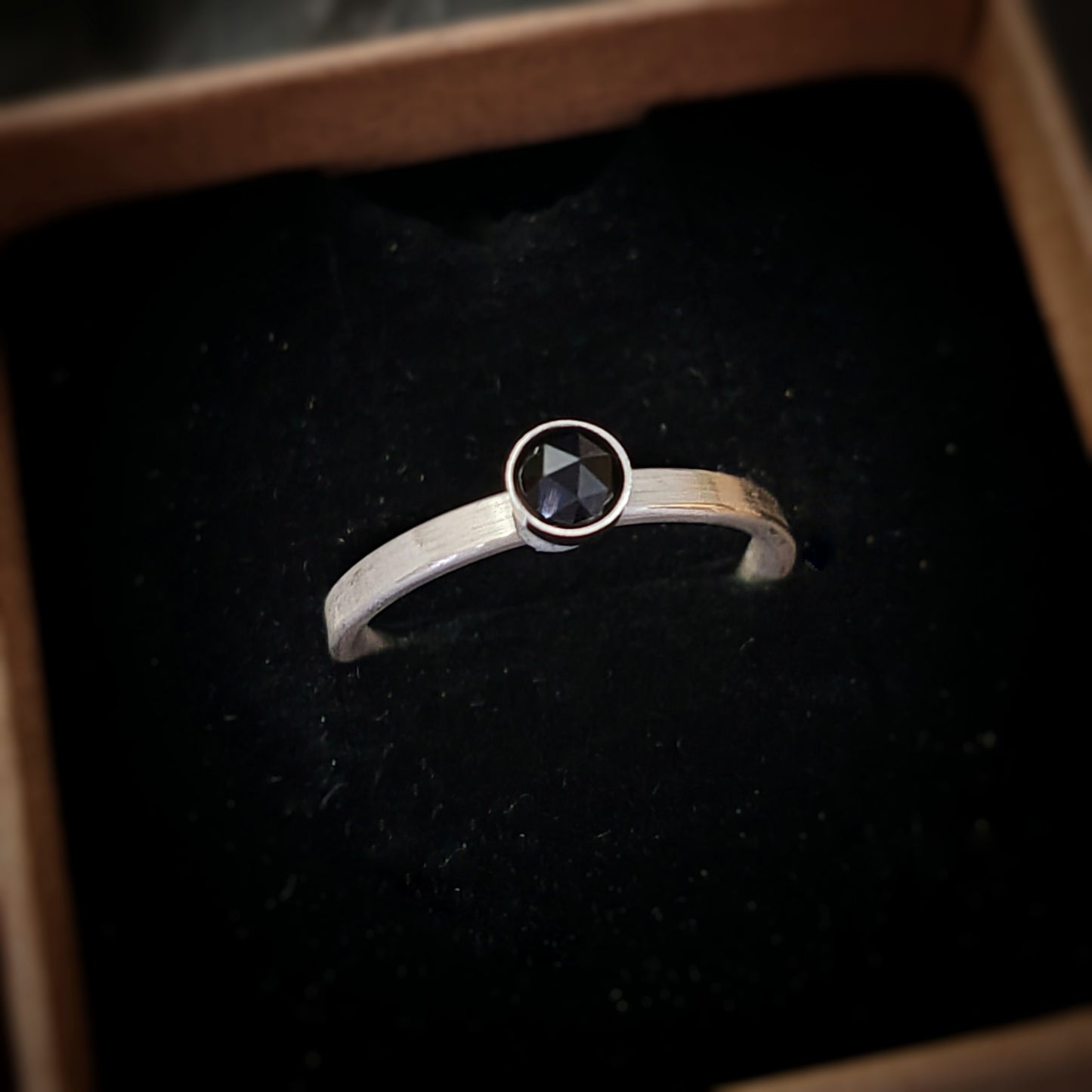 Black Spinel Ring