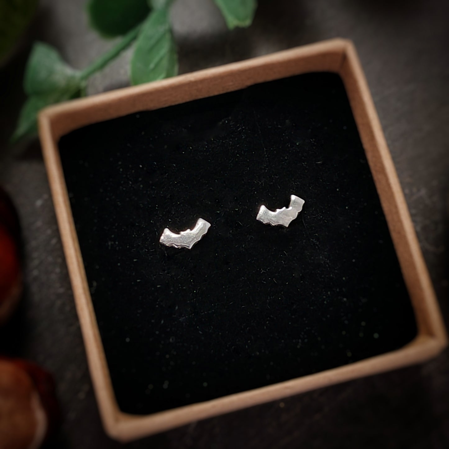 Bat Stud Earrings