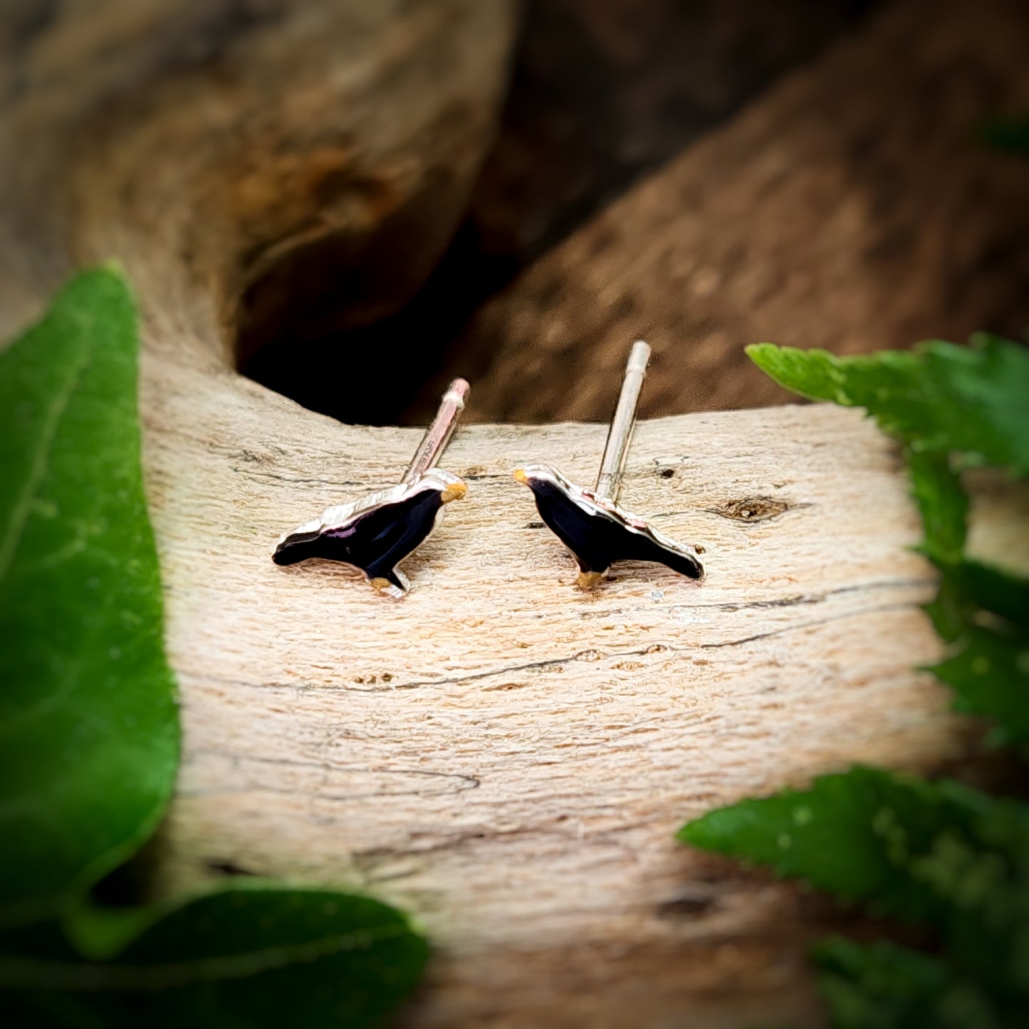 Blackbird Stud Earrings