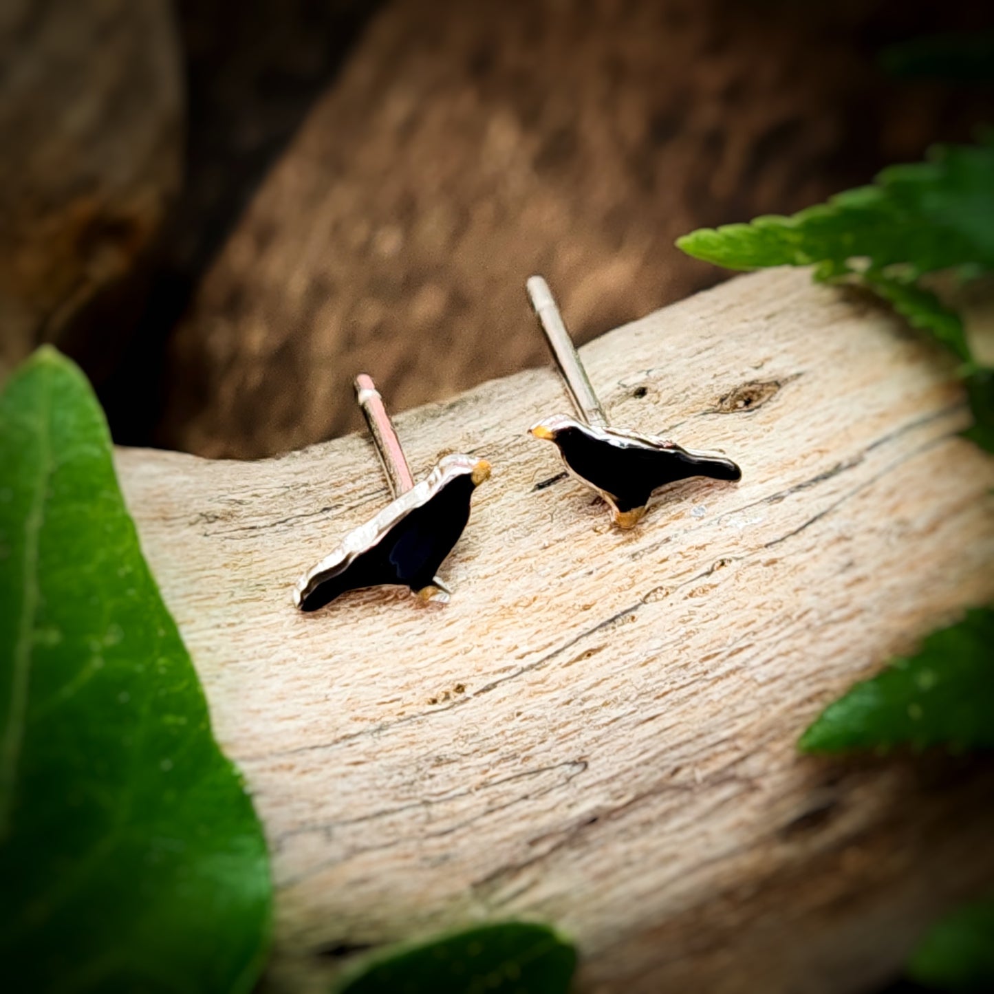 Blackbird Stud Earrings
