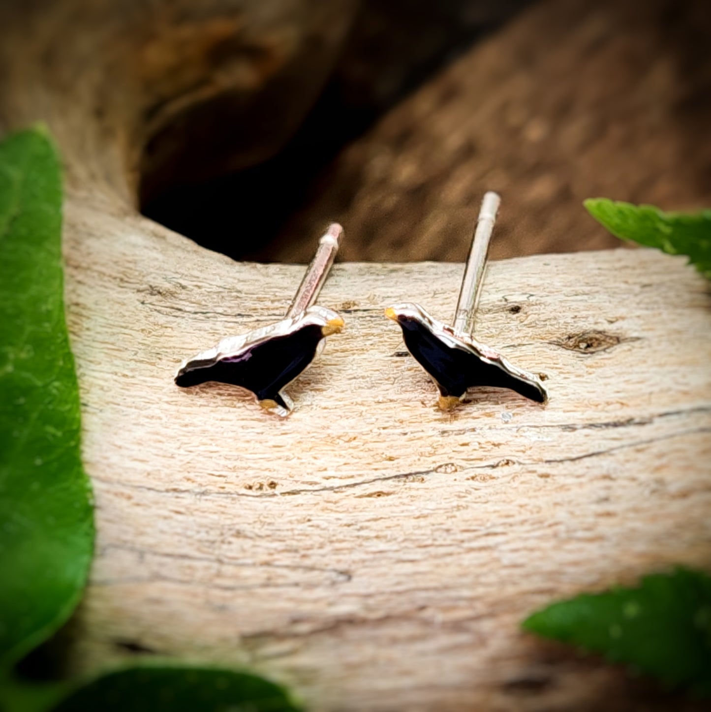 Blackbird Stud Earrings