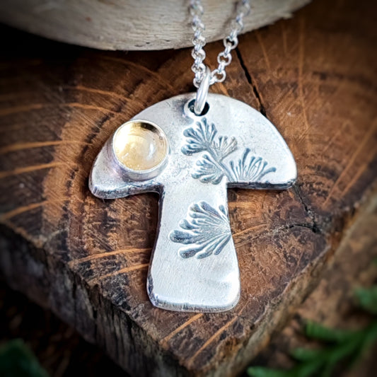 Mushroom Necklace
