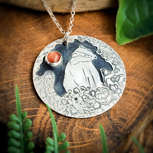 Badger Sunstone Necklace