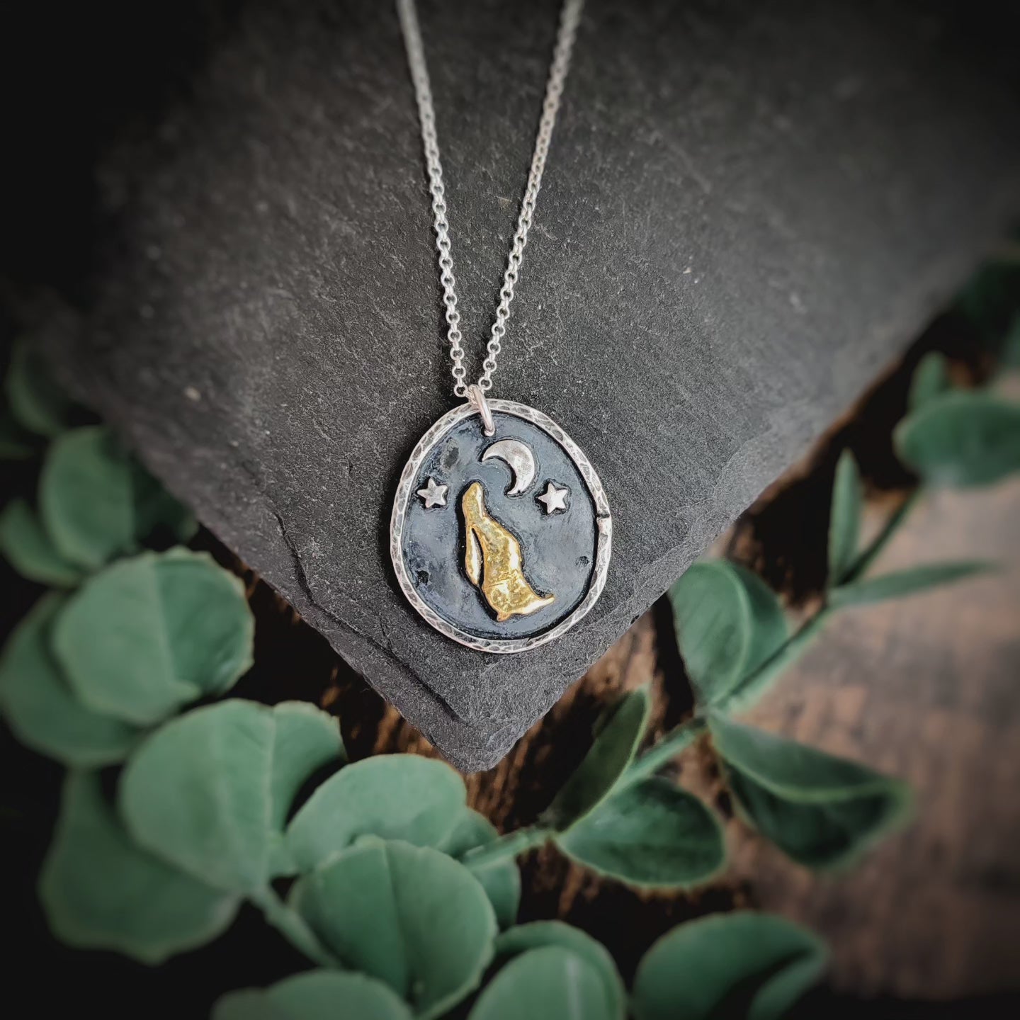 Golden Hare Necklace