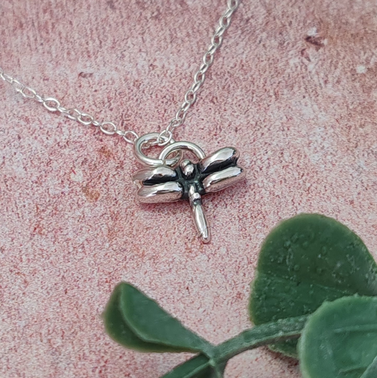 Tiny Dragonfly Necklace