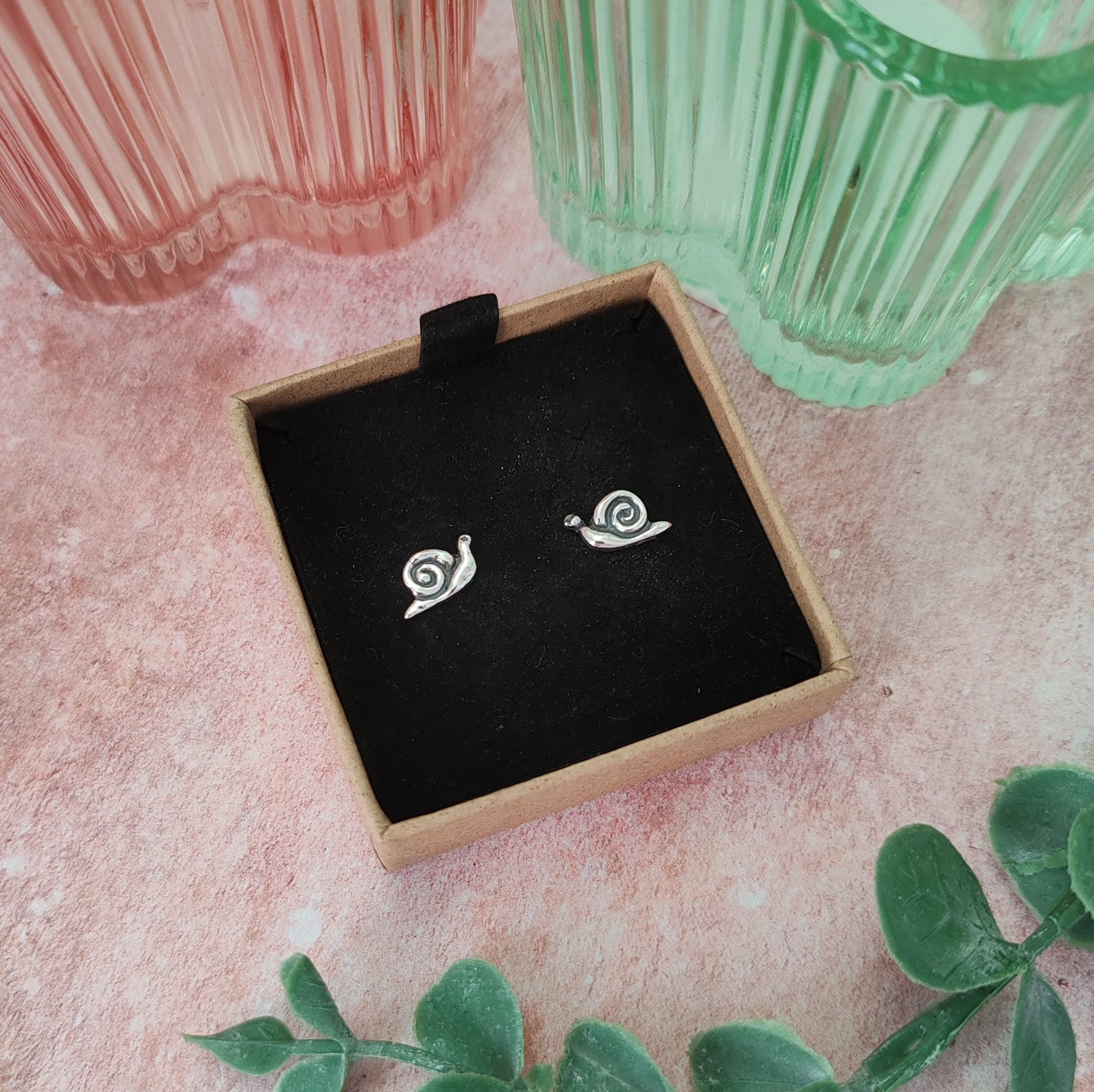 Small Snail Stud Earrings