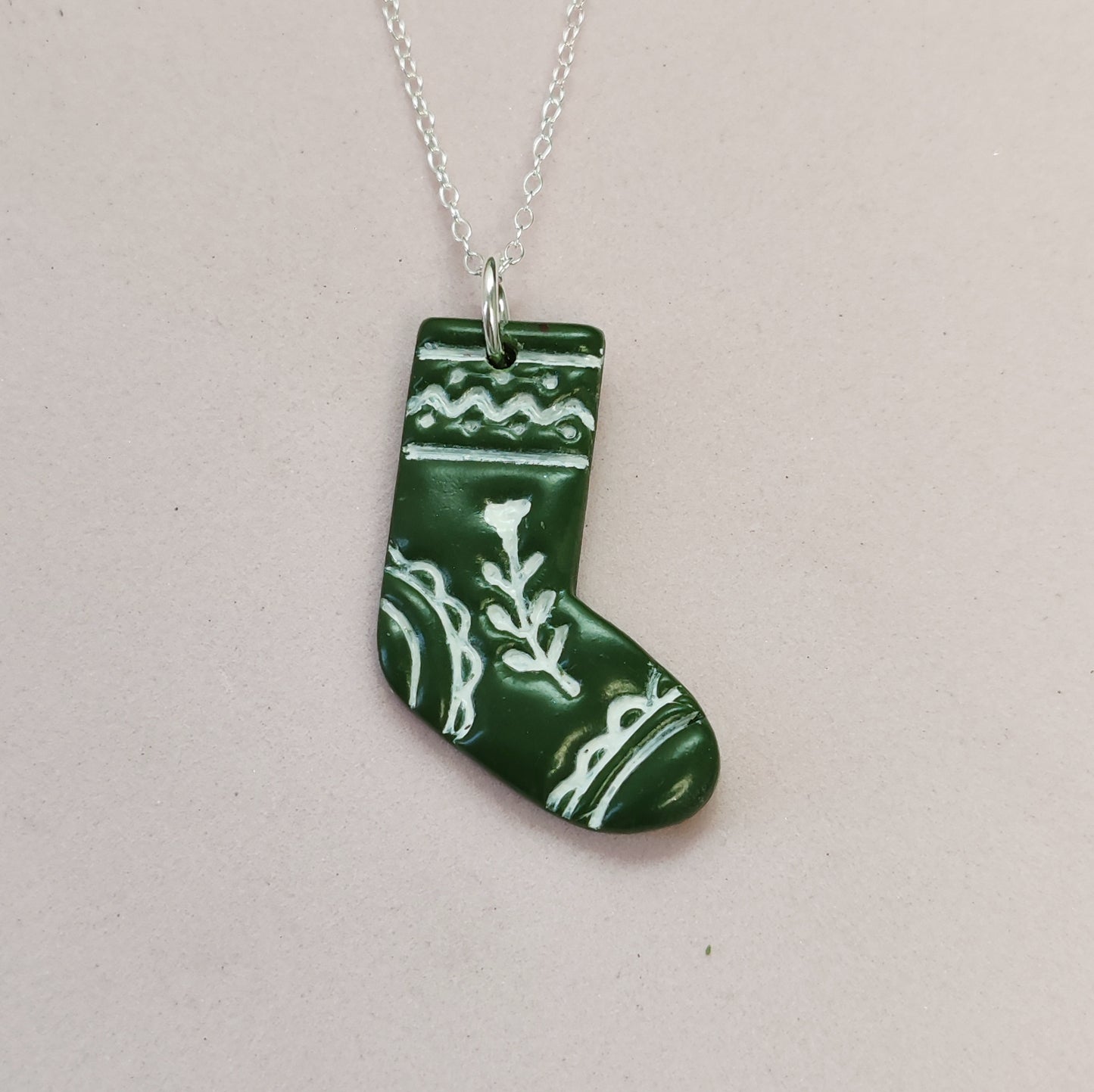 Christmas Stocking Necklace