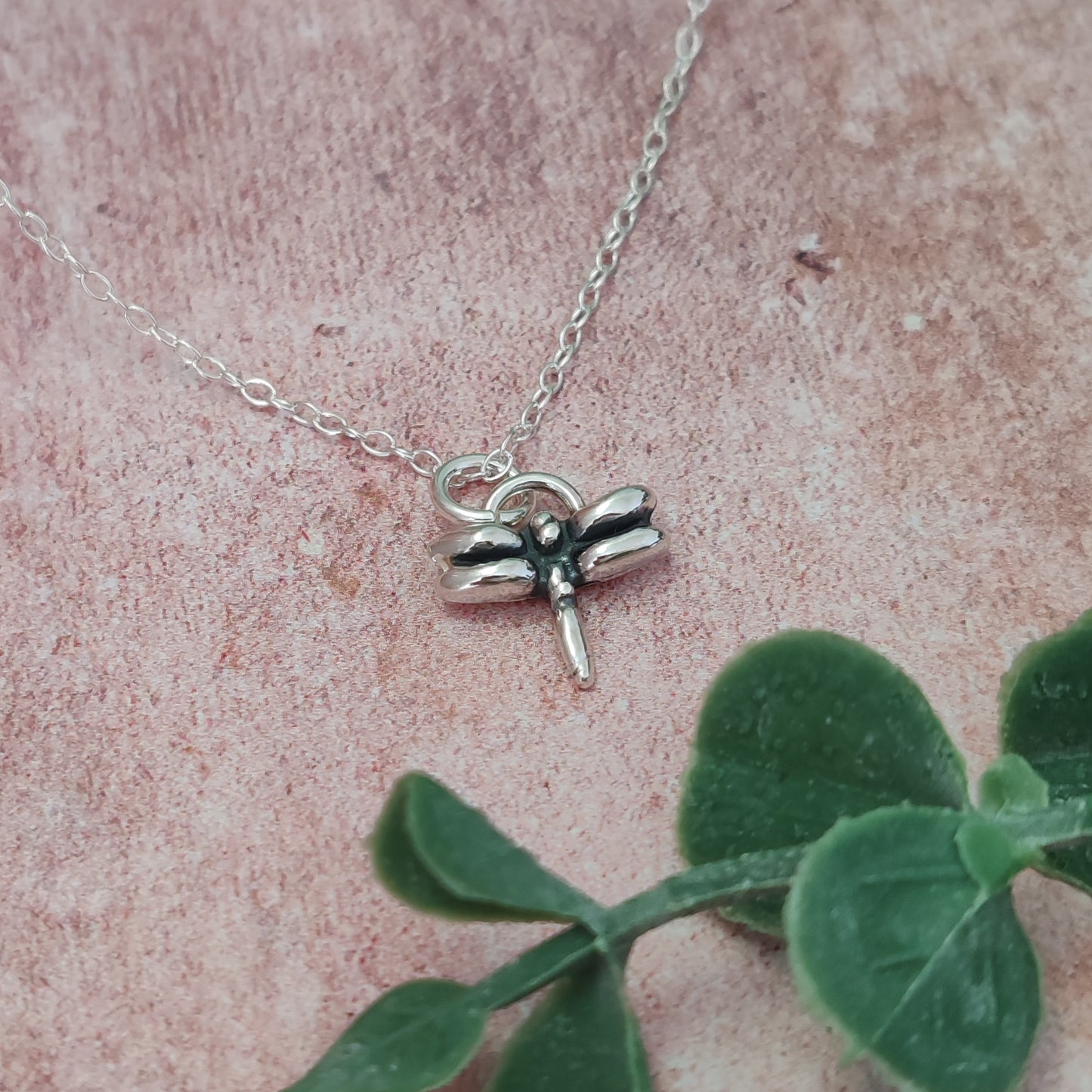Tiny Dragonfly Necklace