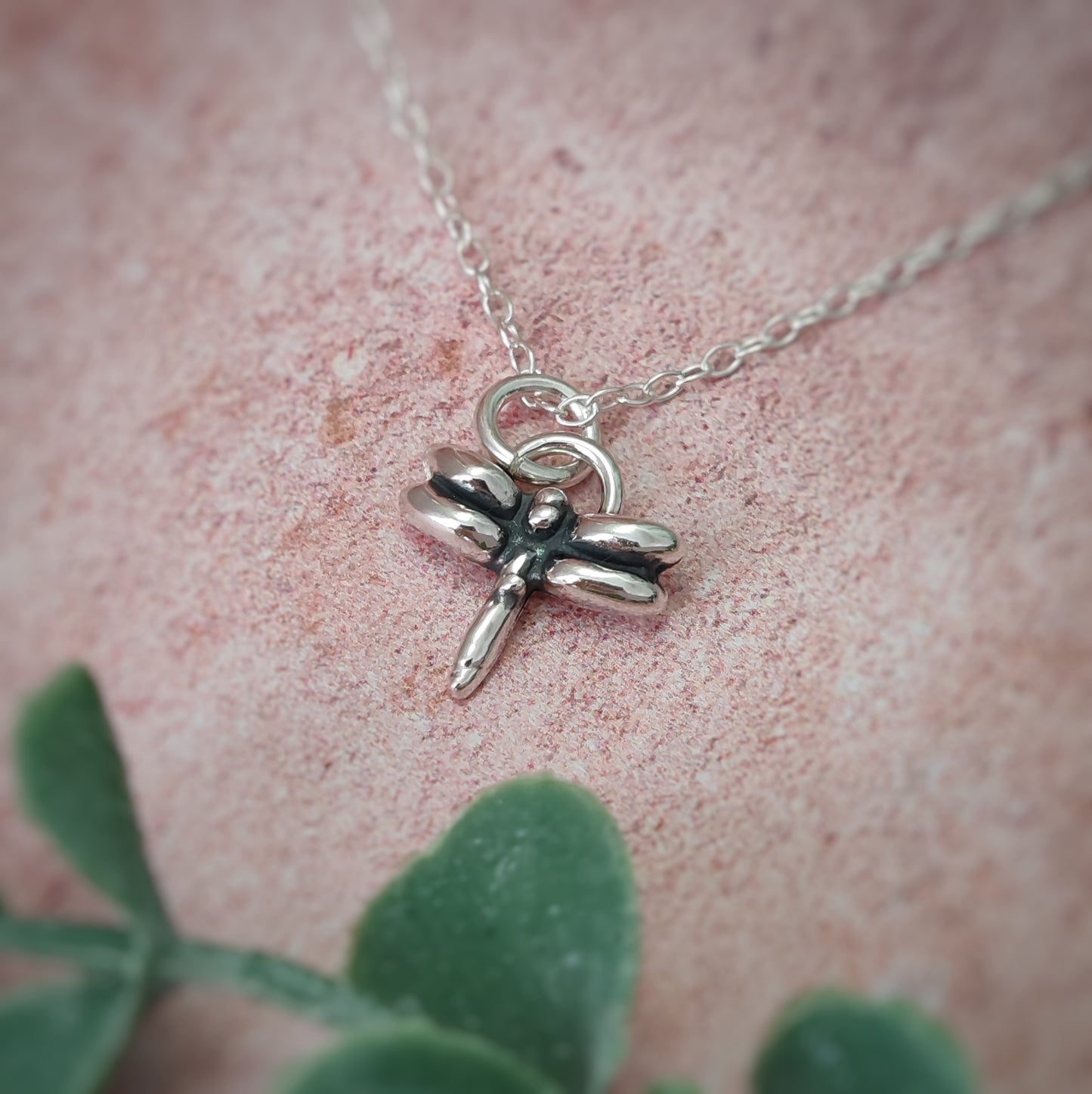 Tiny Dragonfly Necklace