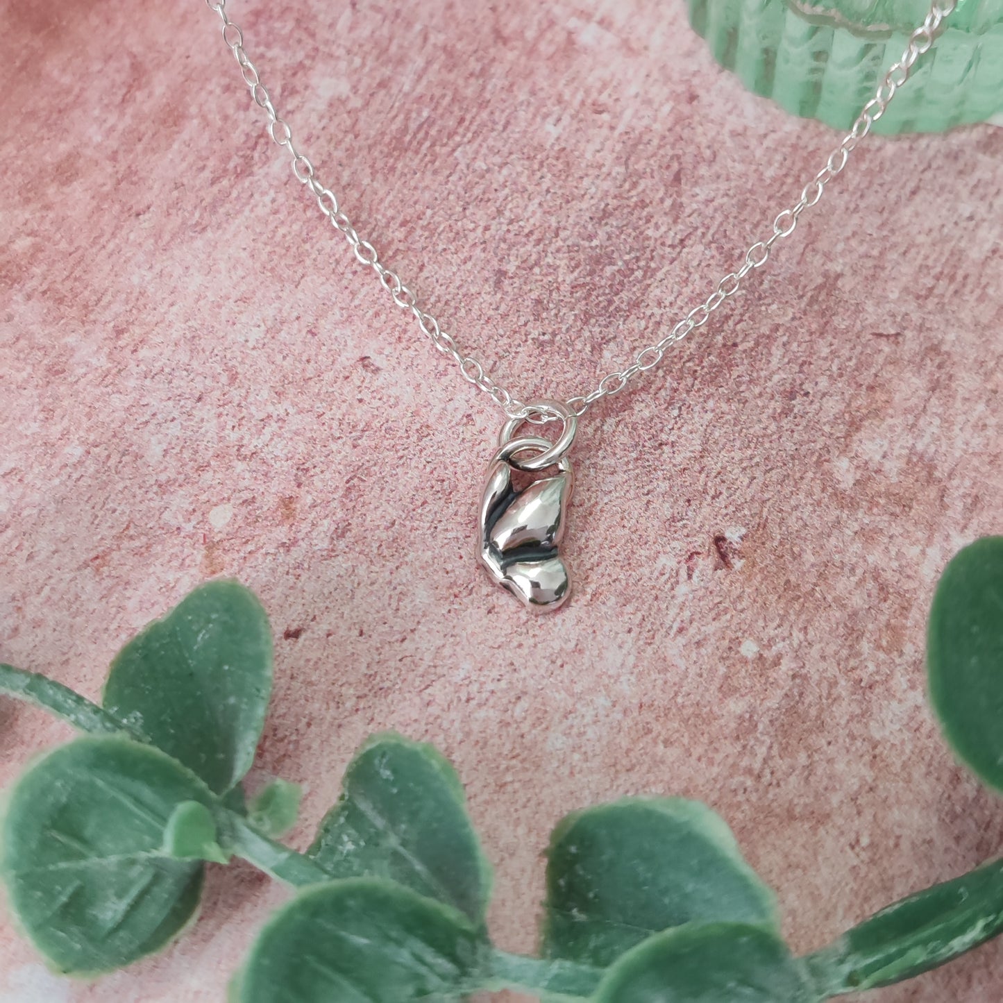 Tiny Flying Butterfly Necklace