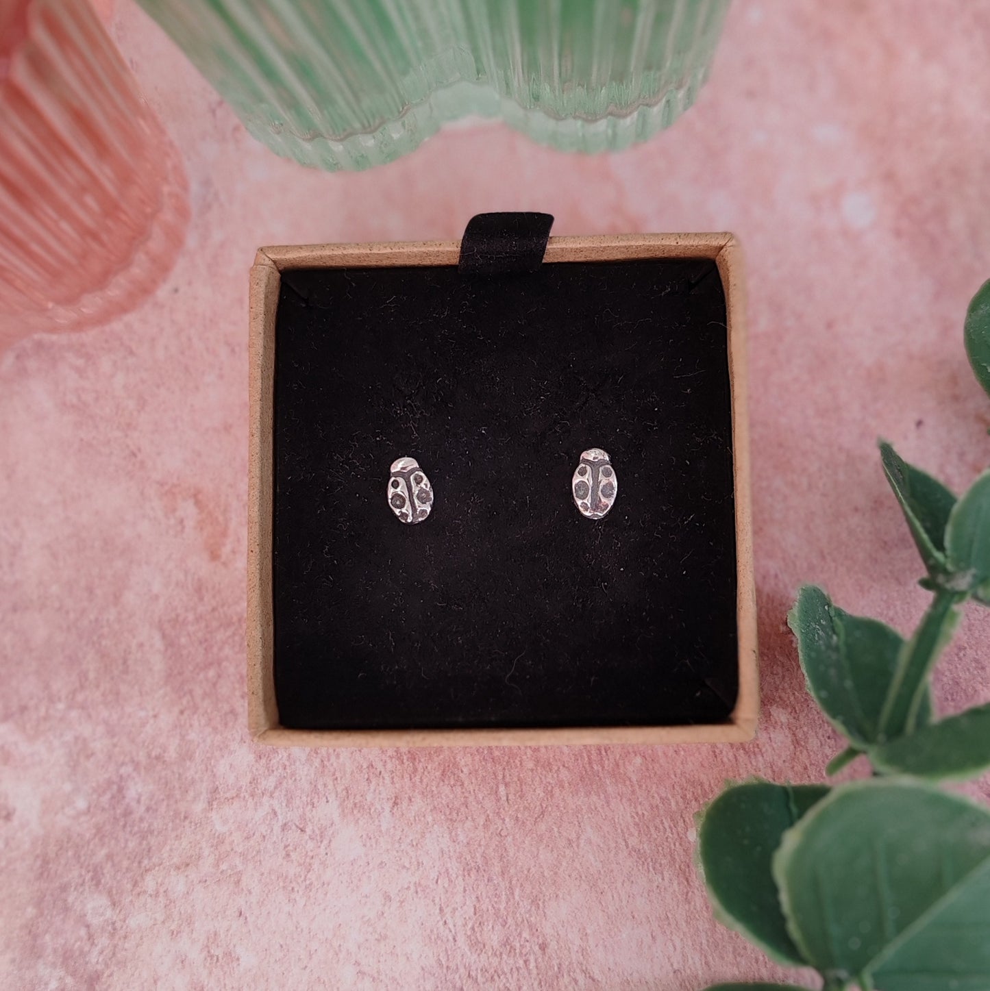 Small Ladybird Stud Earrings