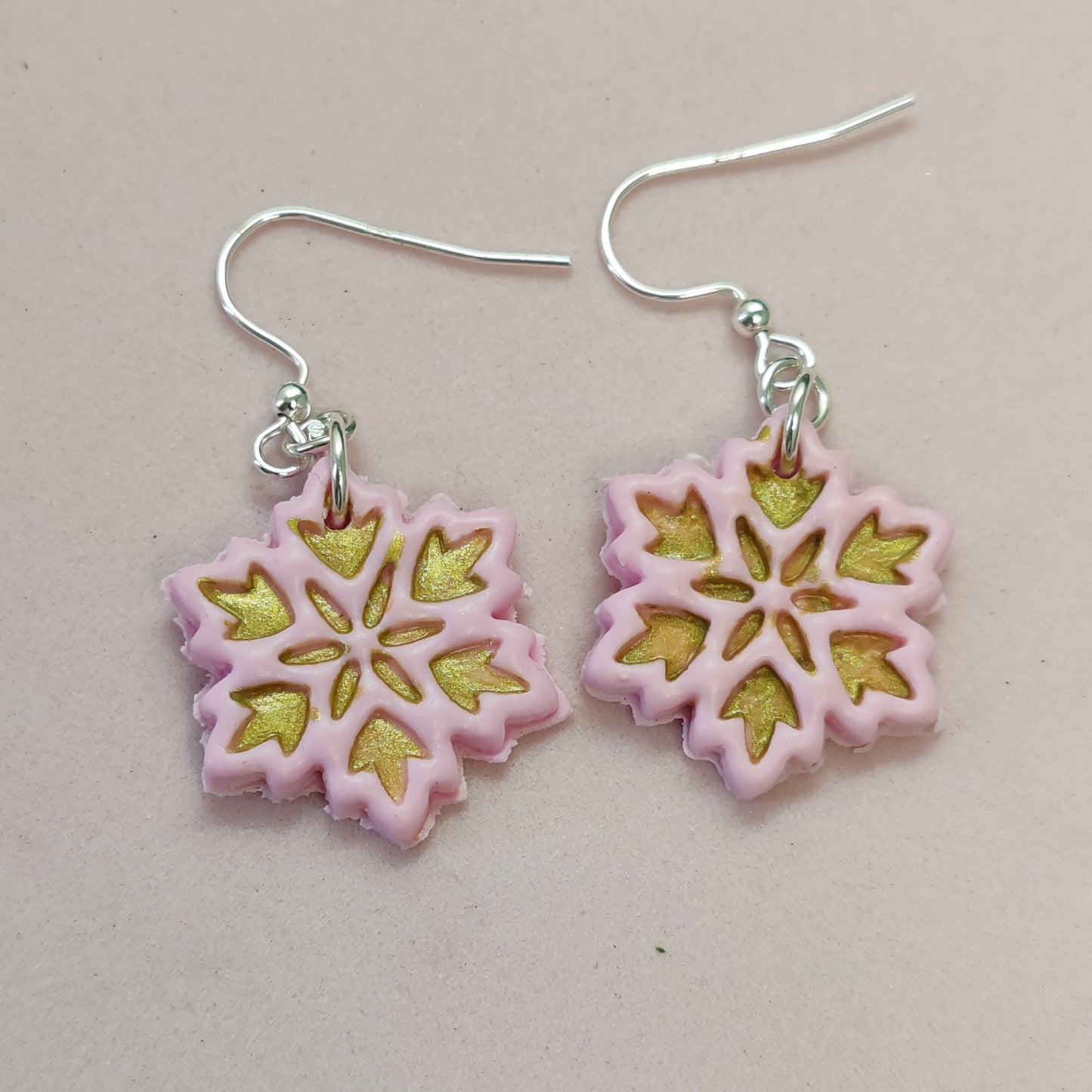 Snowflake Dangle Earrings