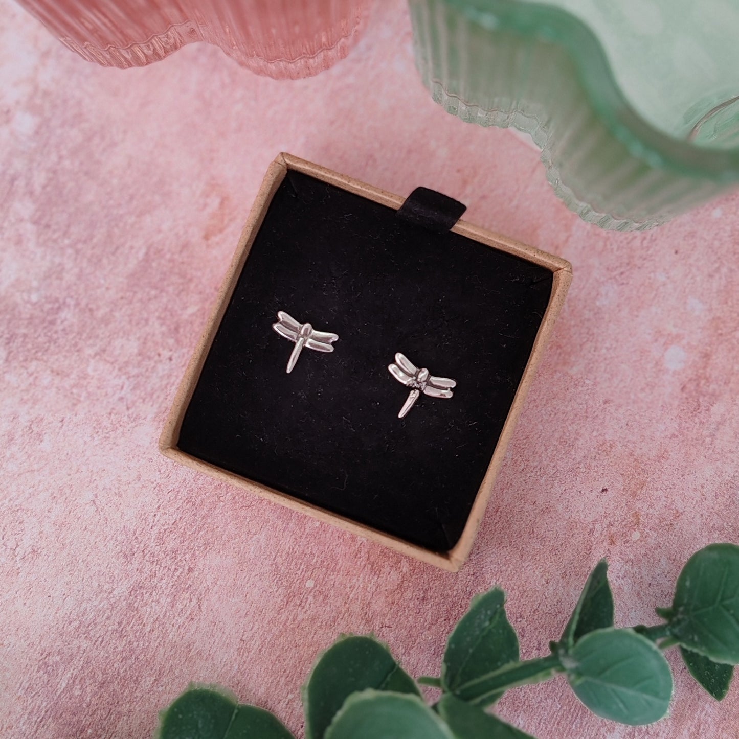 Small Dragonfly Stud Earrings