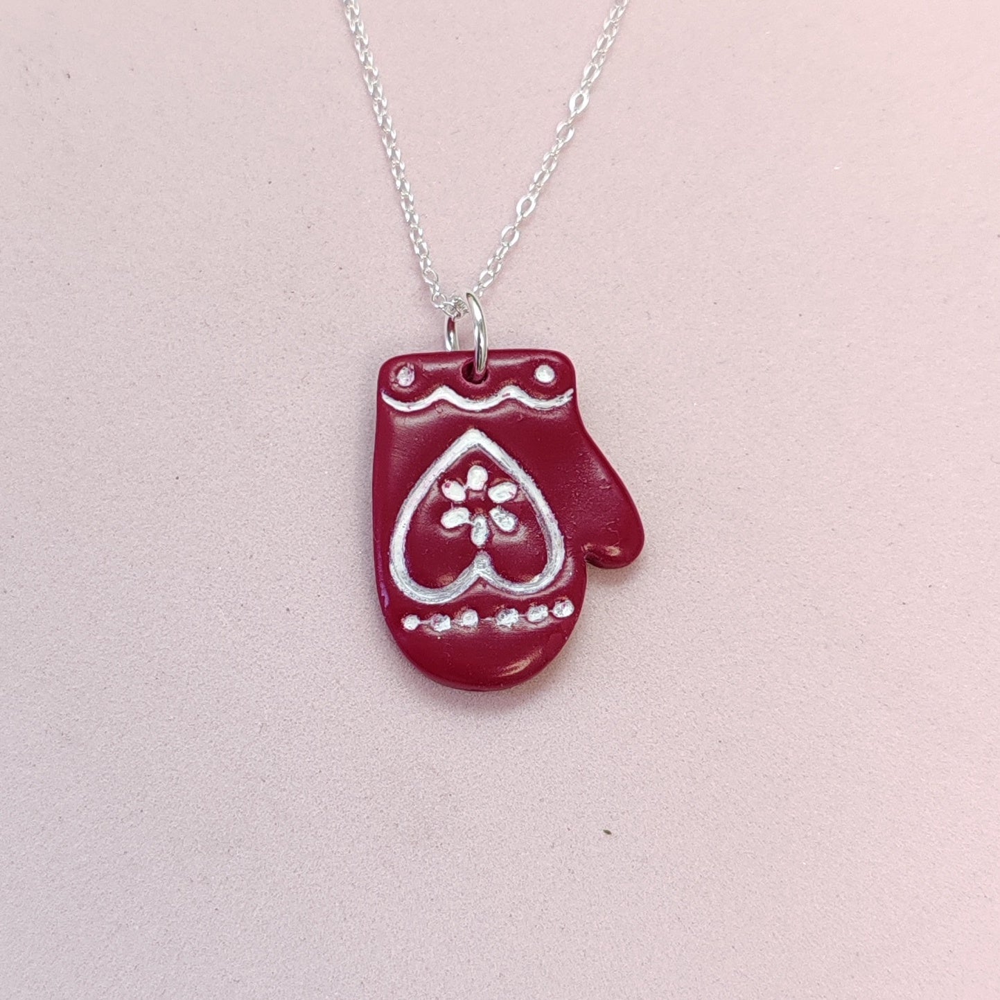 Winter Mitten Necklace