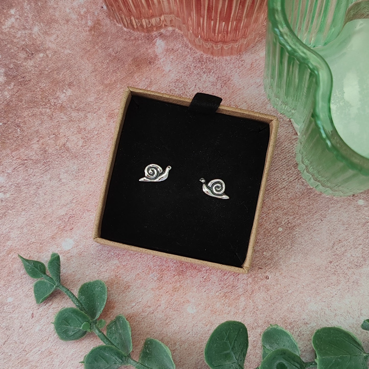 Small Snail Stud Earrings