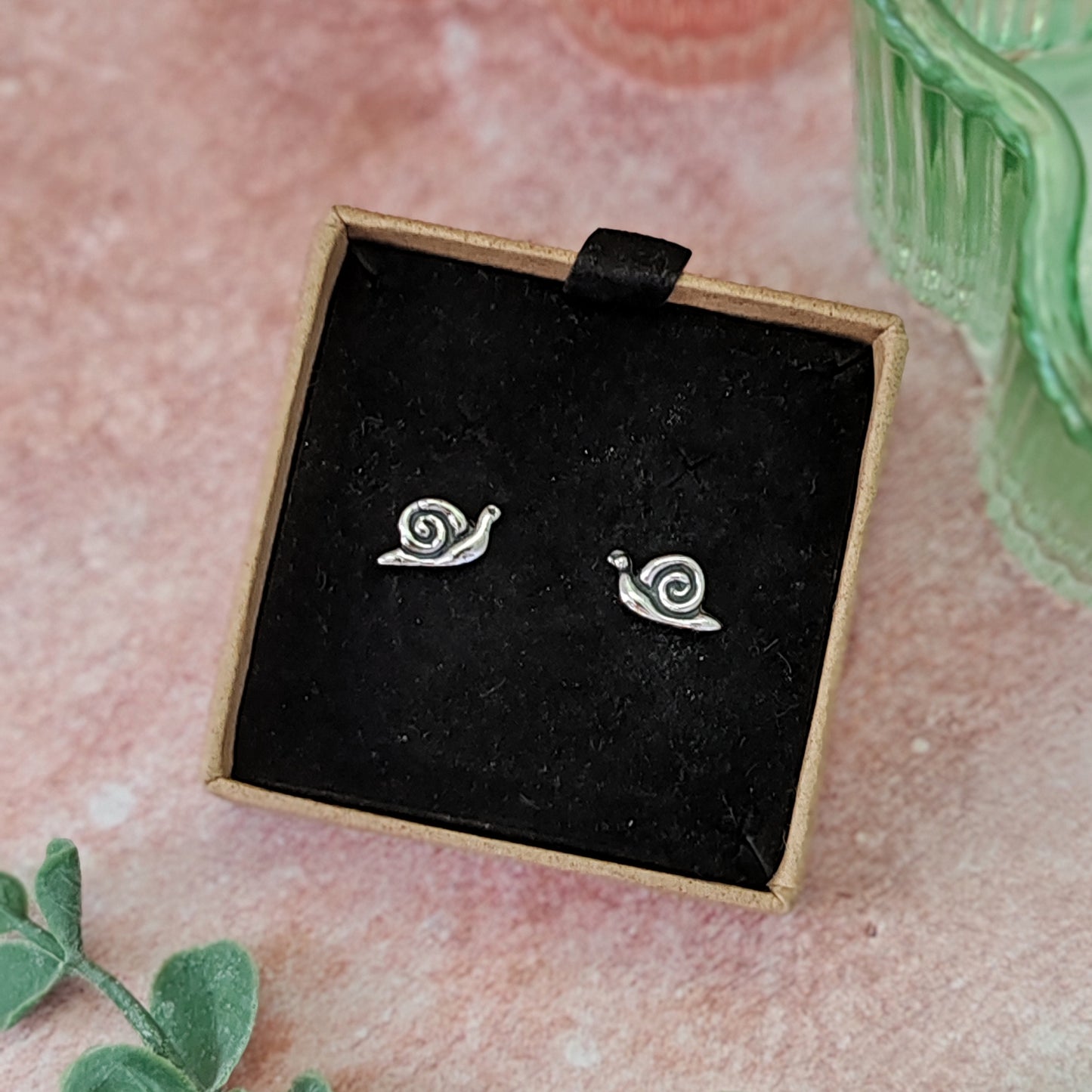 Small Snail Stud Earrings