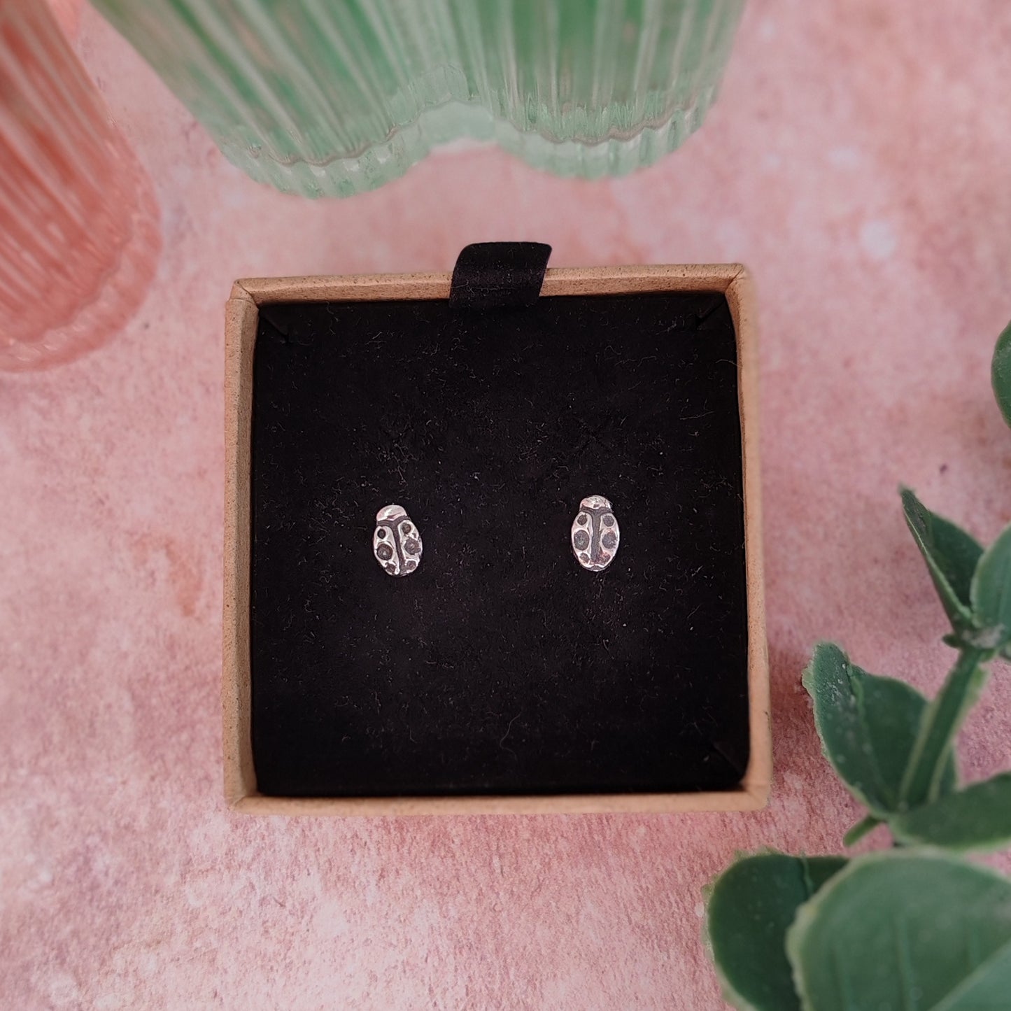 Small Ladybird Stud Earrings