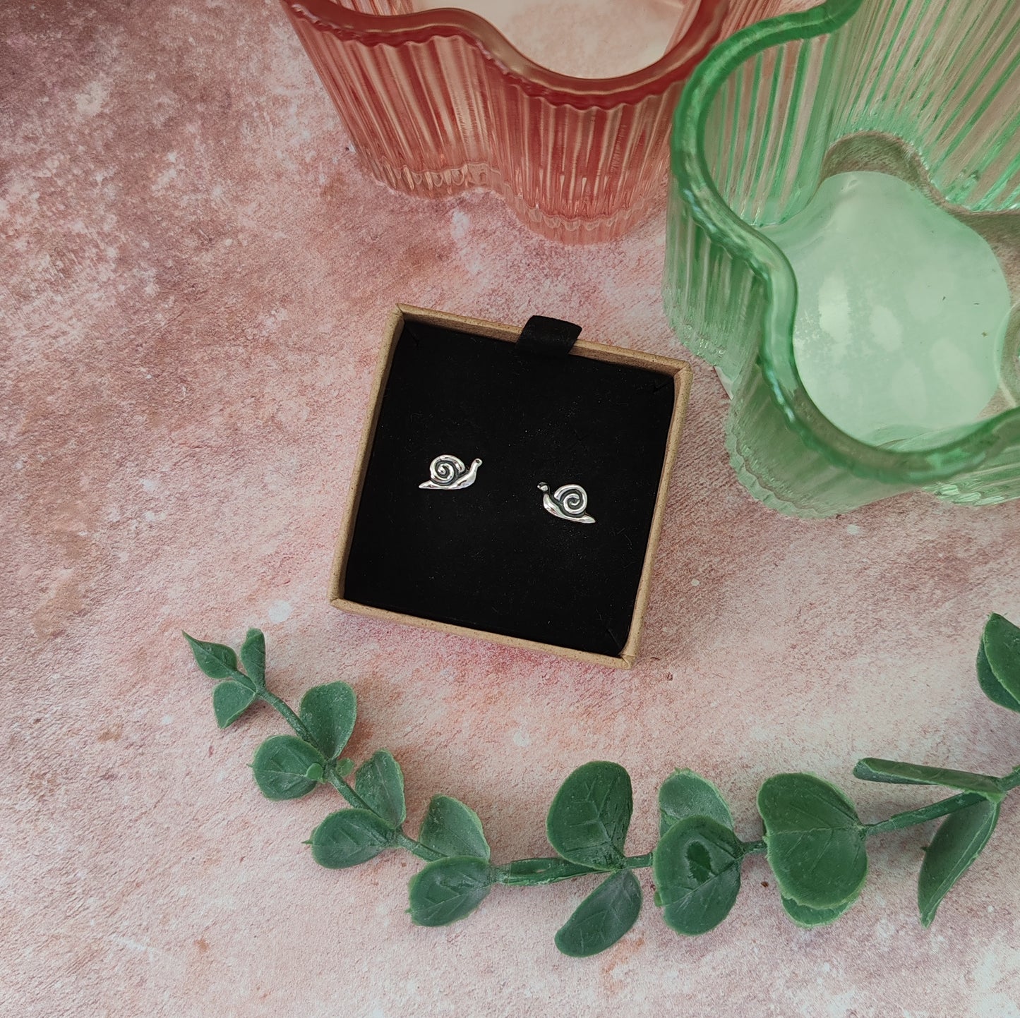 Small Snail Stud Earrings