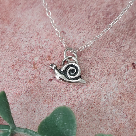 Tiny Snail Necklace