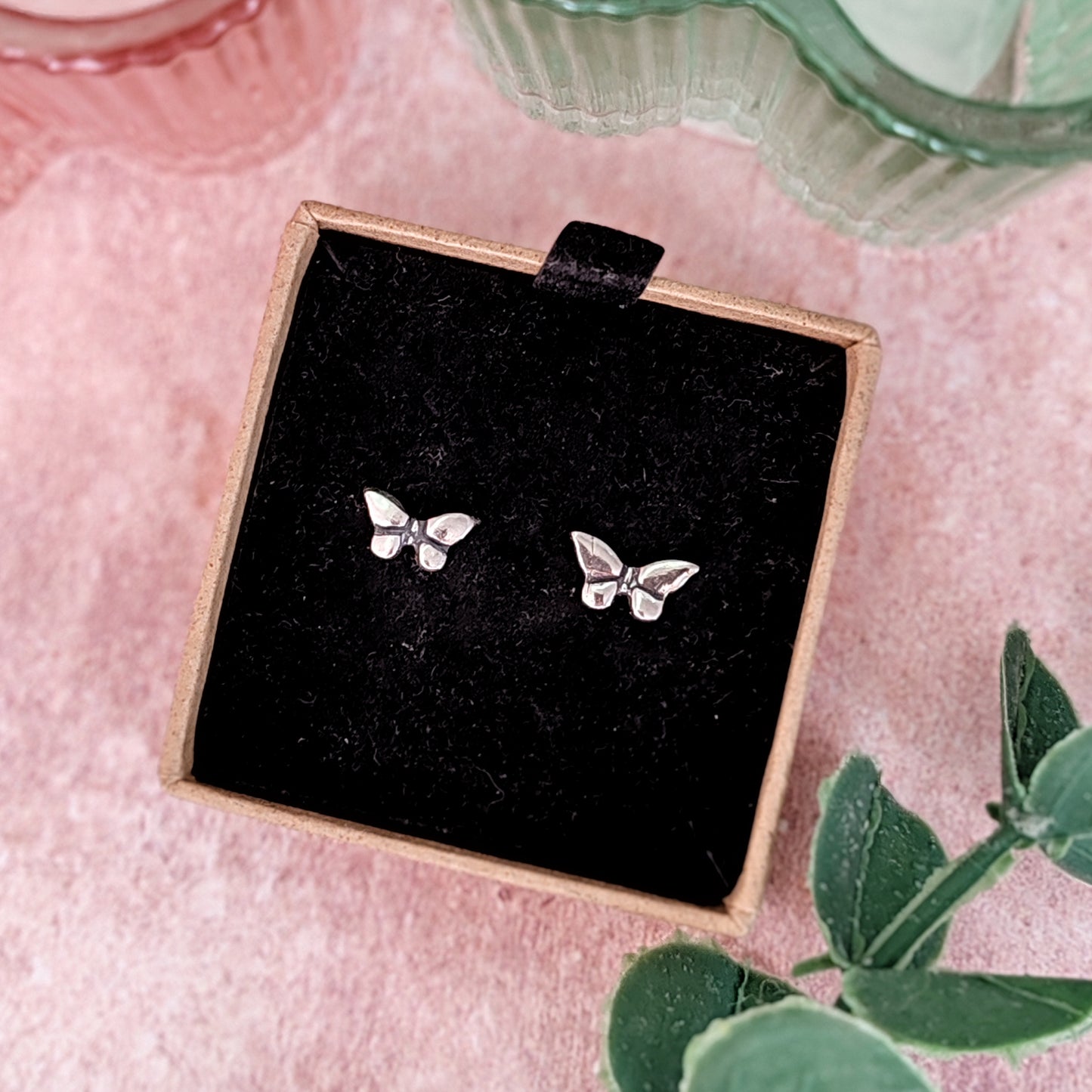 Small Butterfly Stud Earrings