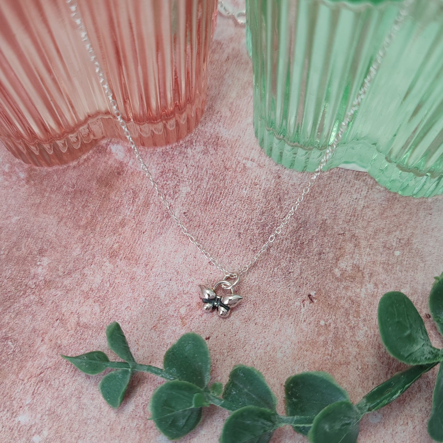 Tiny Butterfly Necklace