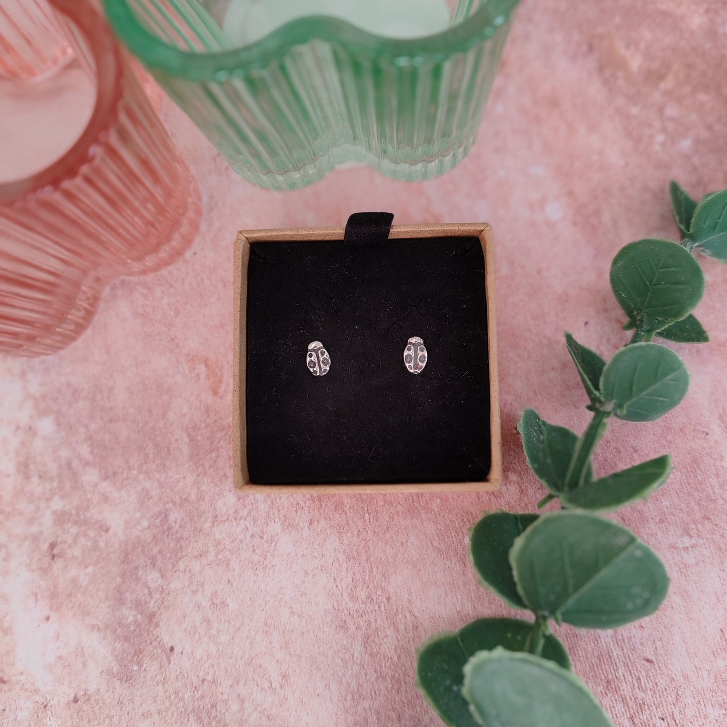 Small Ladybird Stud Earrings
