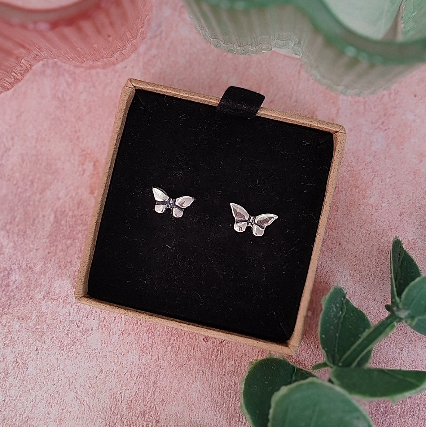 Small Butterfly Stud Earrings