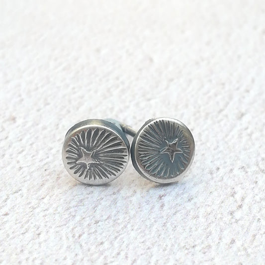 Star Burst Stud Earrings
