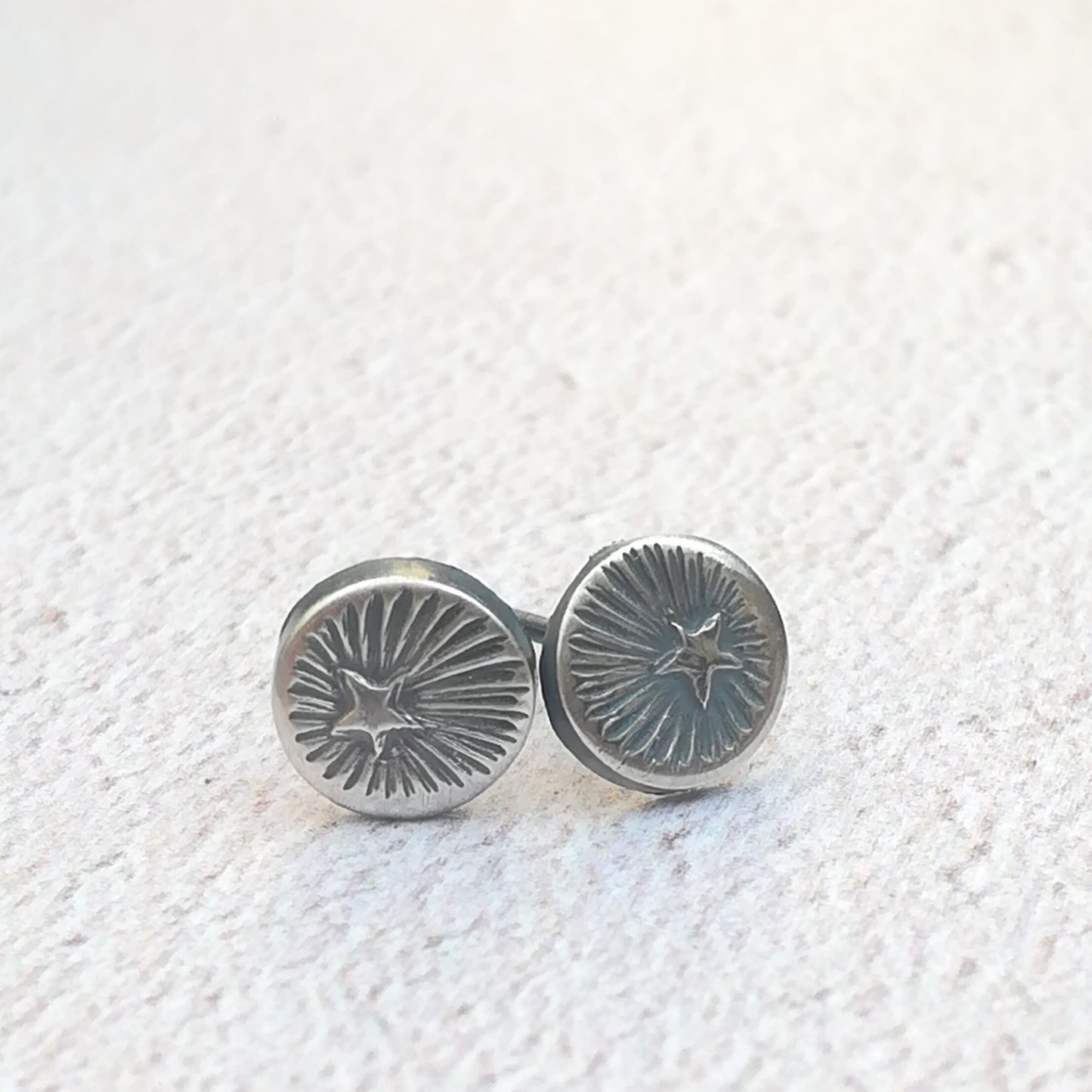 Star Burst Stud Earrings