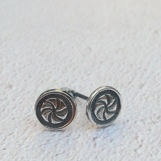 Pinwheel Stud Earrings