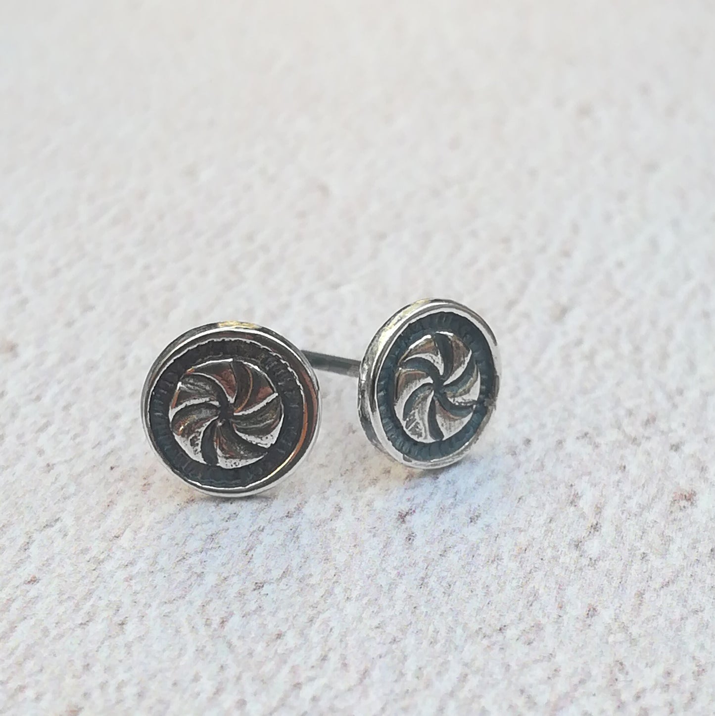 Pinwheel Stud Earrings