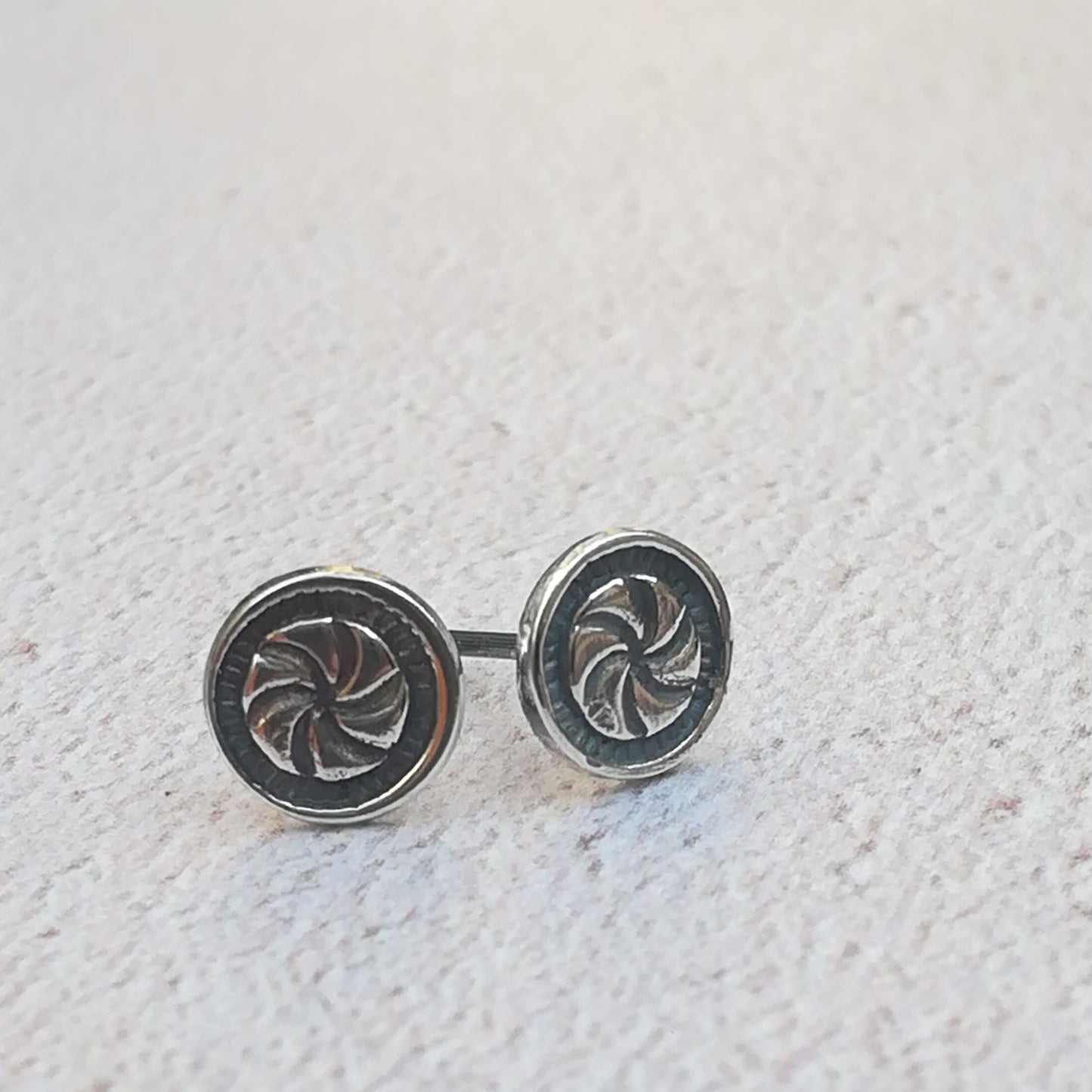 Pinwheel Stud Earrings