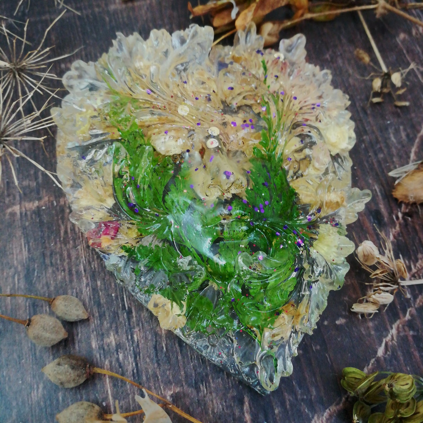 Green Man Heart Decoration
