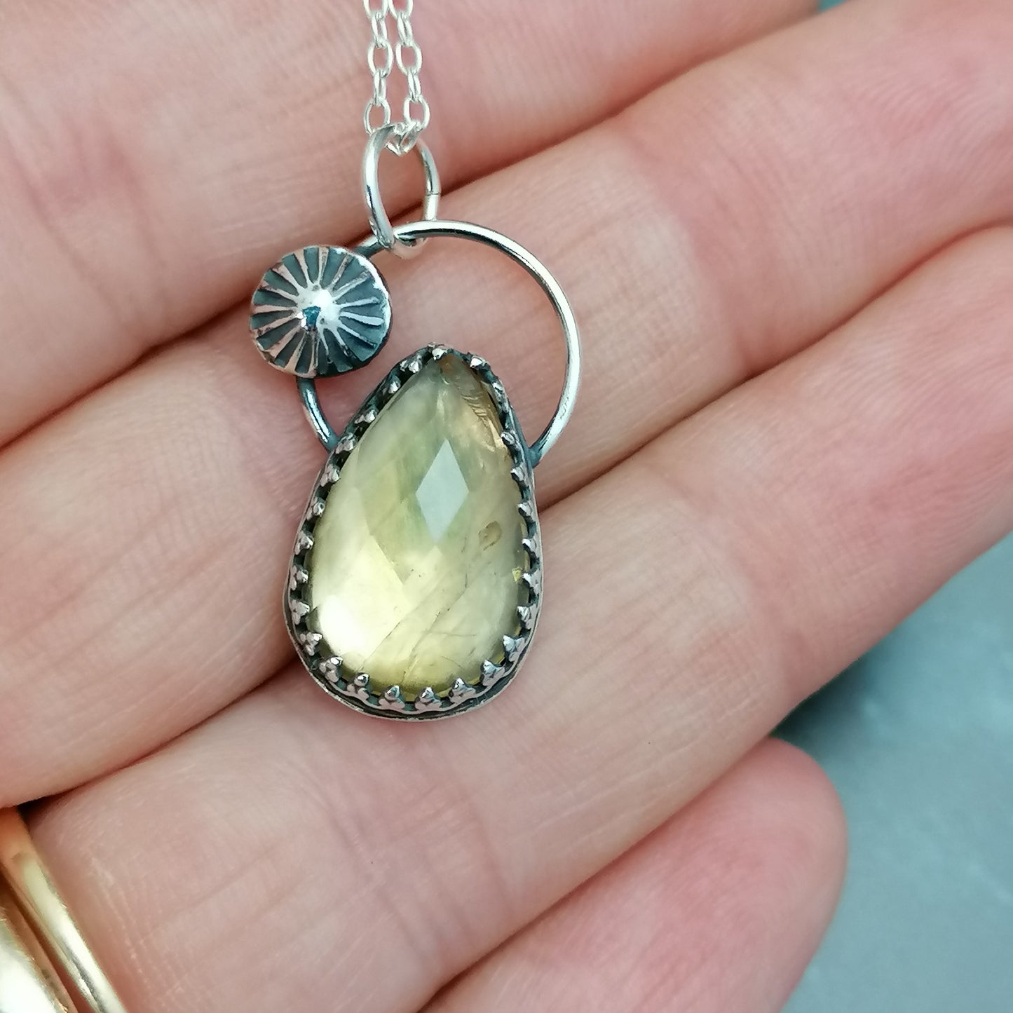 Citrine Sunburst Necklace