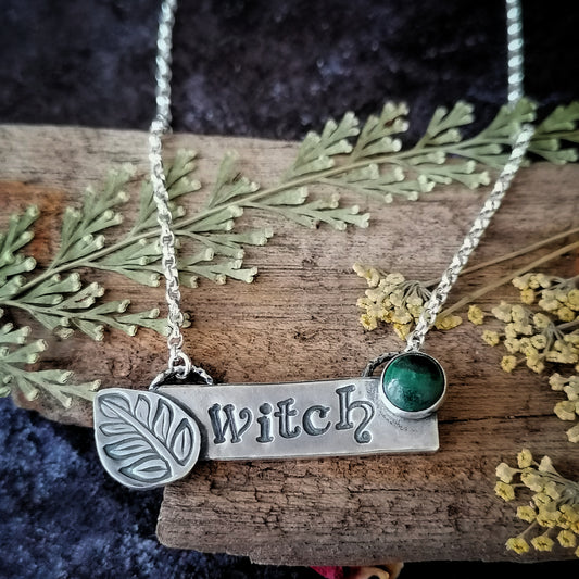 Green Witch Necklace