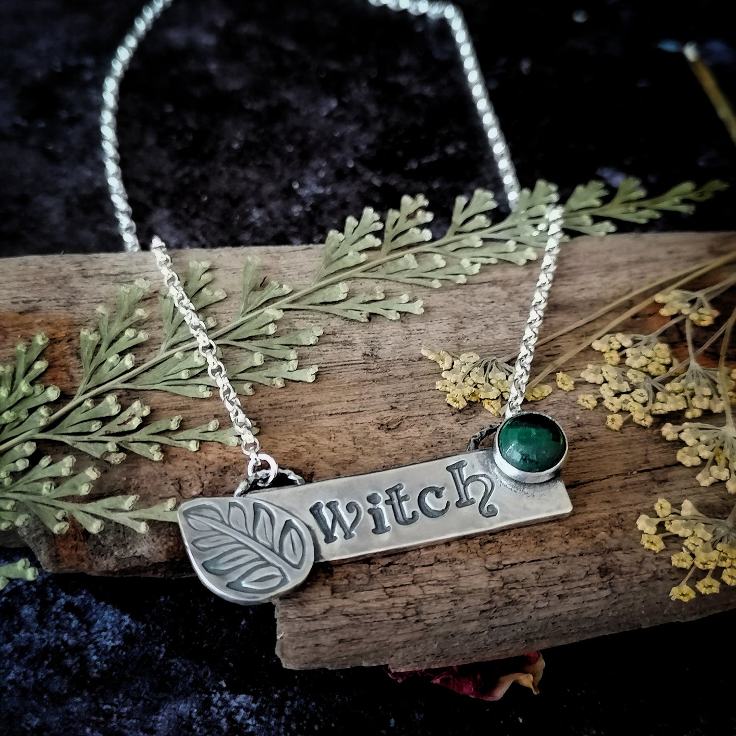Green Witch Necklace