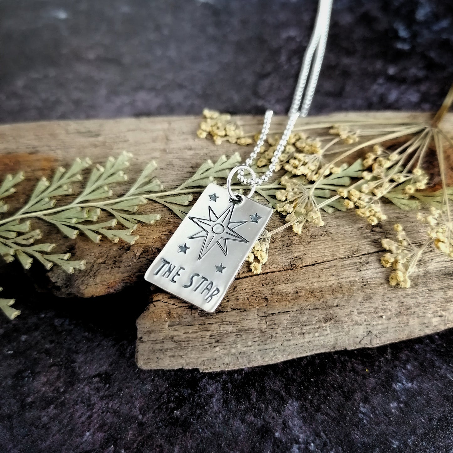 The Star Tarot Card Necklace