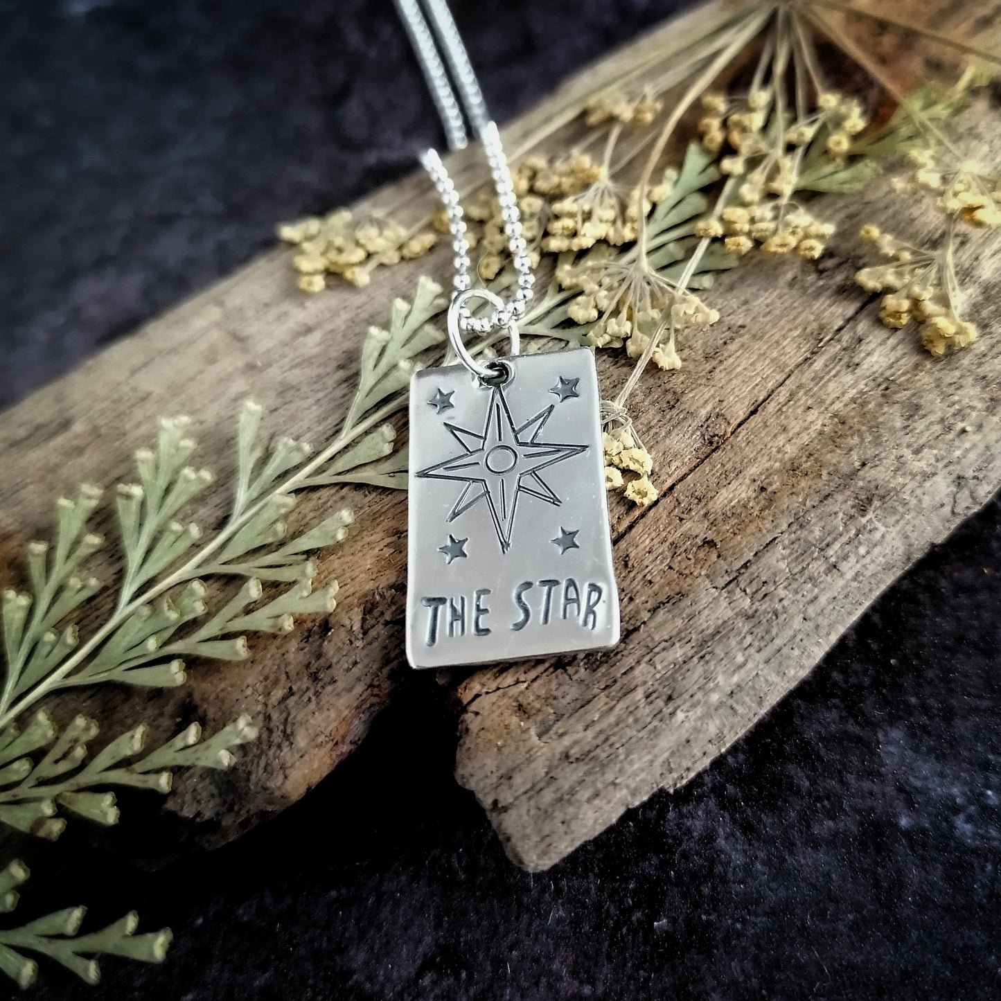 The Star Tarot Card Necklace