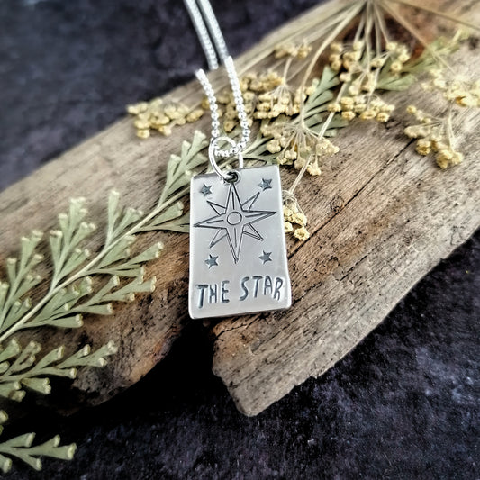 The Star Tarot Card Necklace