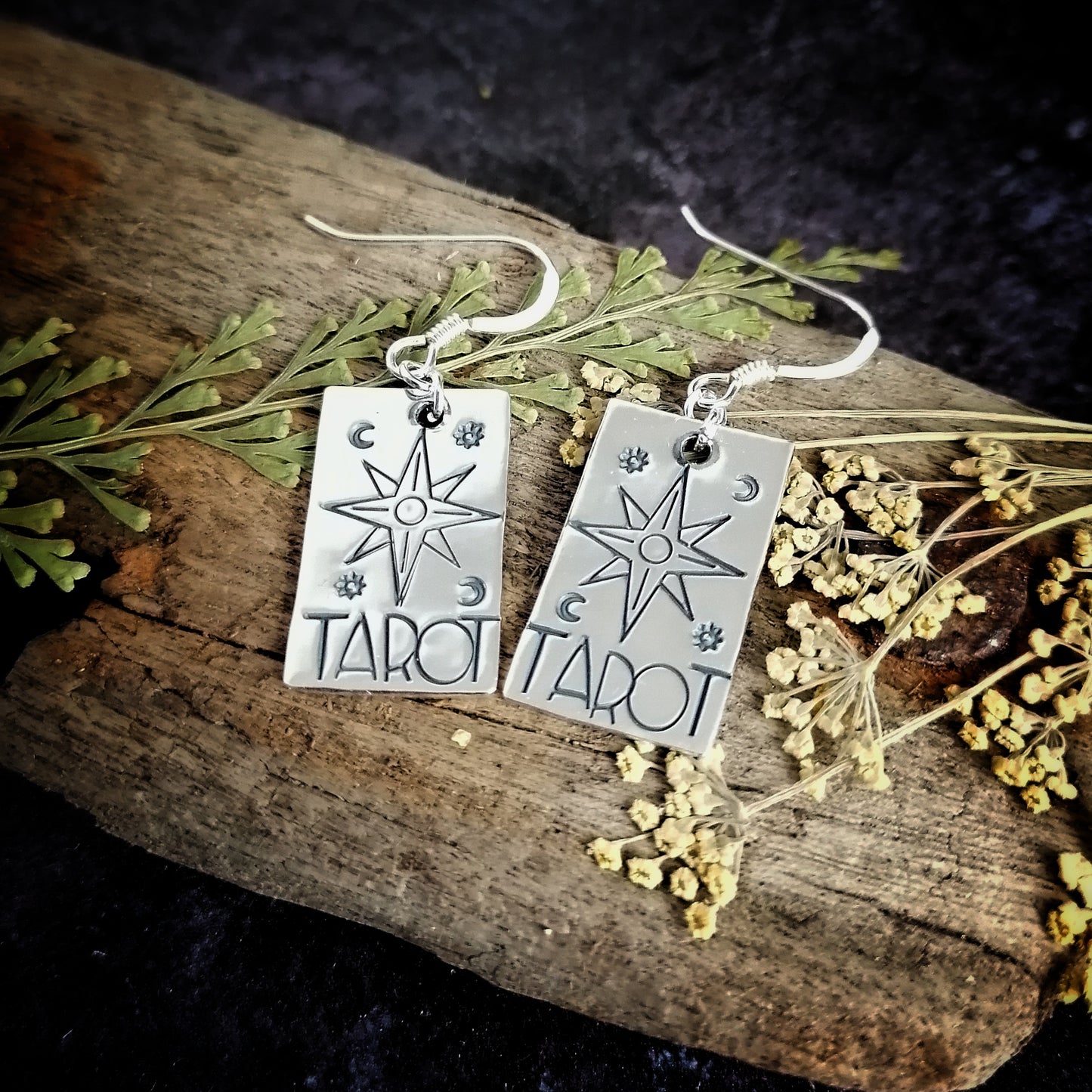 Star Tarot Dangle Earrings