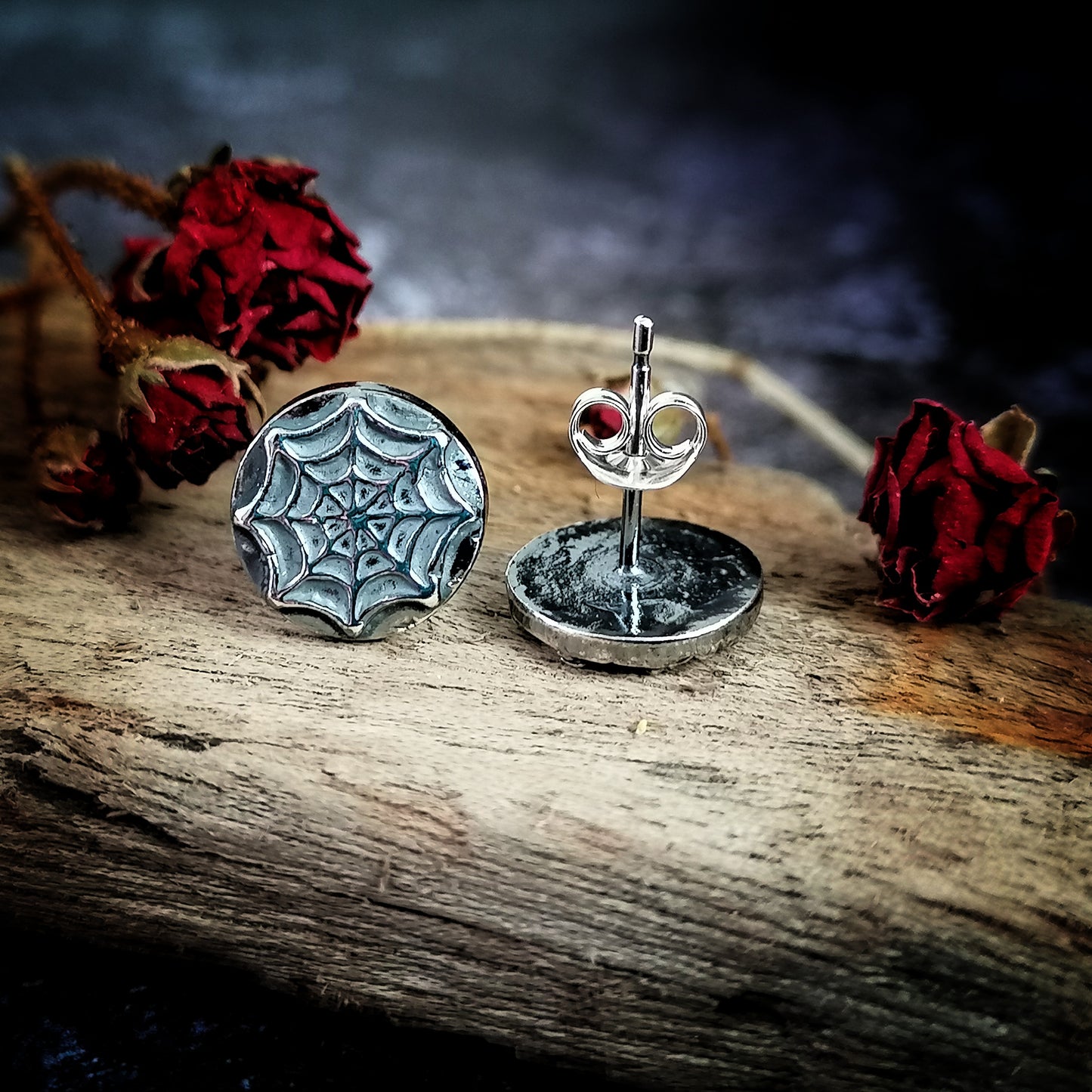 Spider Web Earrings
