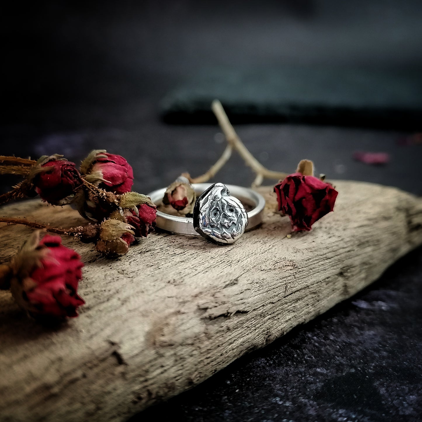 Pumpkin Face Ring