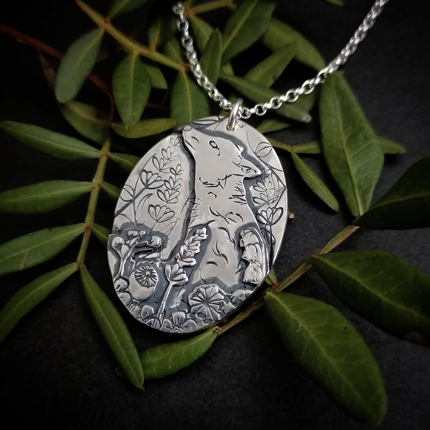 Fox In A Meadow Necklace