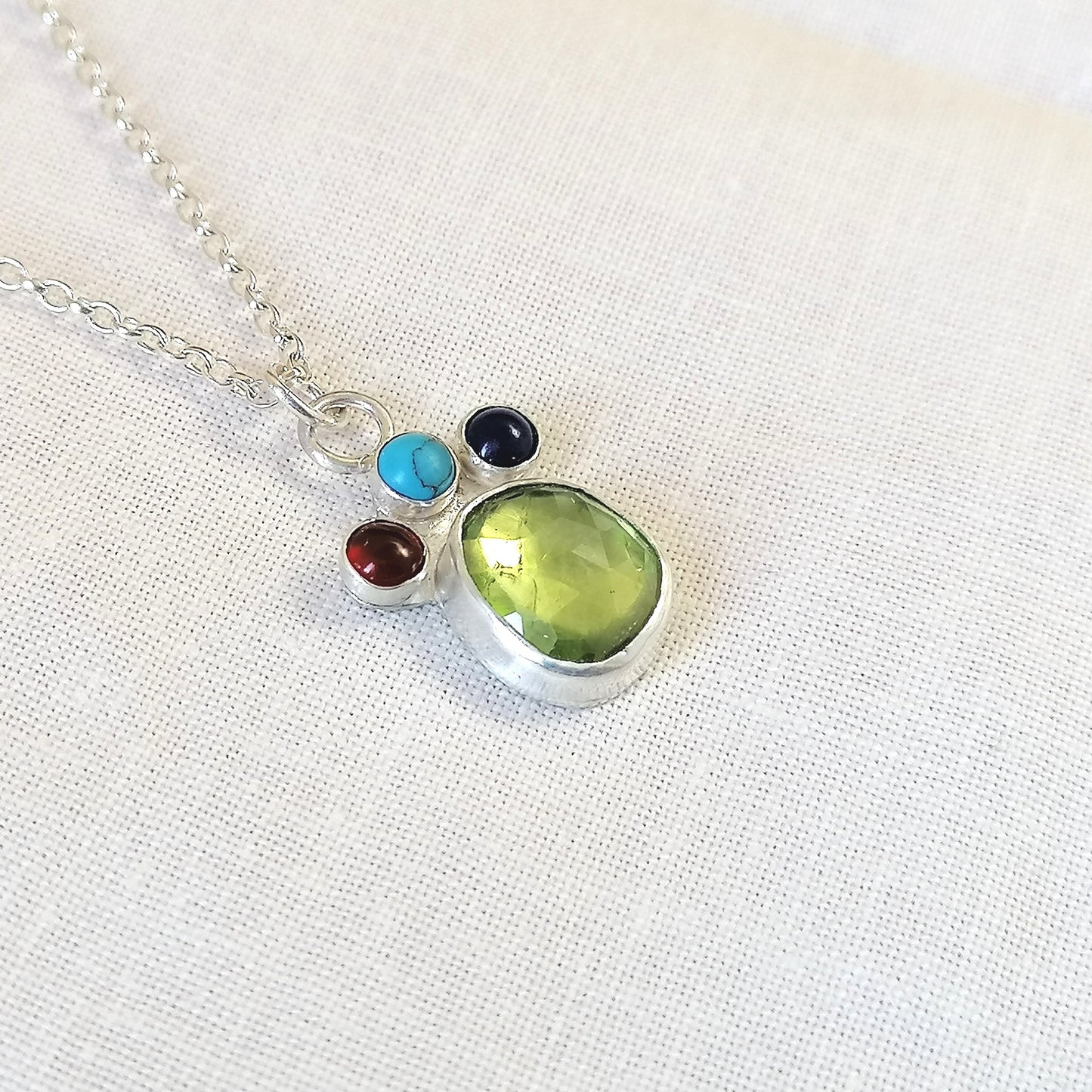 Peridot Crown Necklace